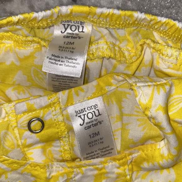 Yellow and white floral set with ladybug 🐞 - Picture 4 of 4